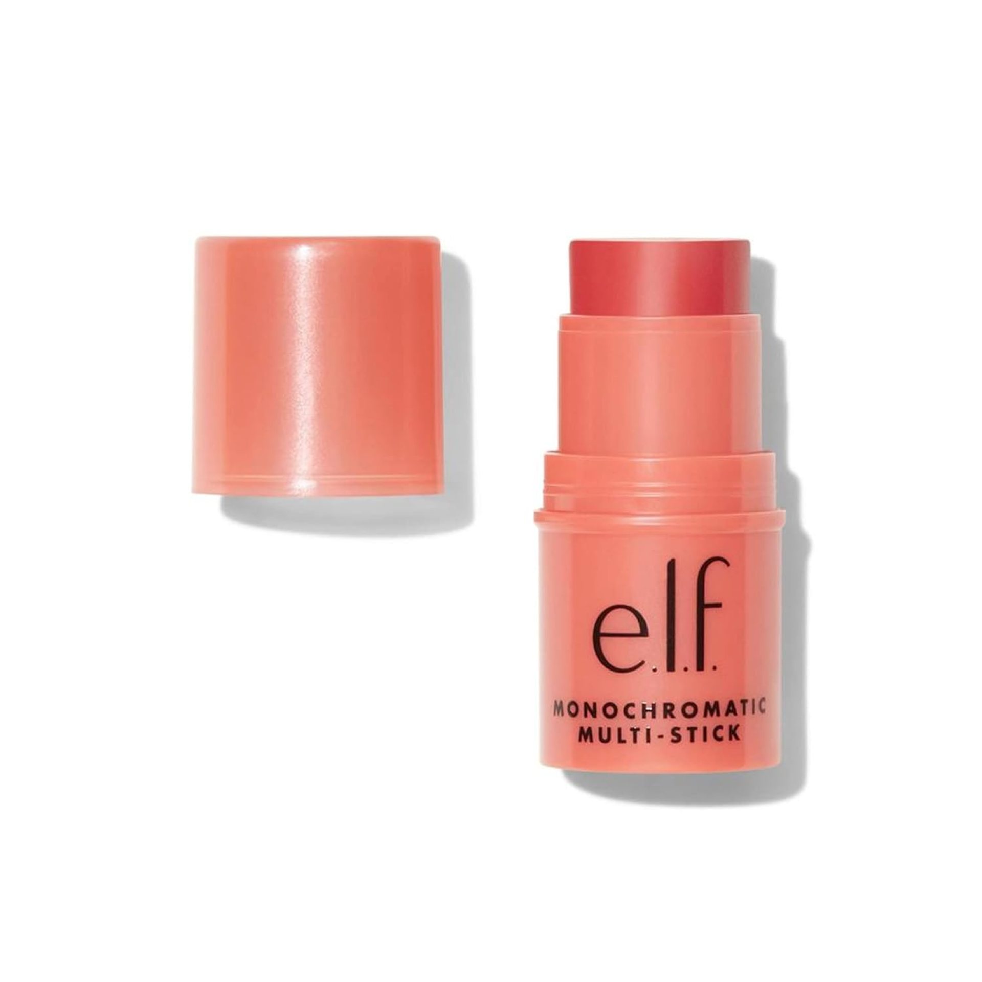 e.l.f. Monochromatic Multi Stick, Travel-Sized Luxuriously Creamy & Blendable Color For Eyes, Lips & Cheeks, Vegan & Cruelty-Free, Glimmering Guava, 0.17 Oz e.l.f. Monochromatic Multi Stick, Travel-Sized Luxuriously Creamy & Blendable Color For Eyes, Lips & Cheeks, Vegan & Cruelty-Free, Glimmering Guava, 0.17 Oz