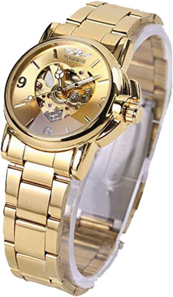 Gold Lovely Watches Luxury Brand Women’s Fashion Automatic Hollow Out Clock Lady’s Dress Watches Gold Lovely Watches Luxury Brand Women’s Fashion Automatic Hollow Out Clock Lady’s Dress Watches
