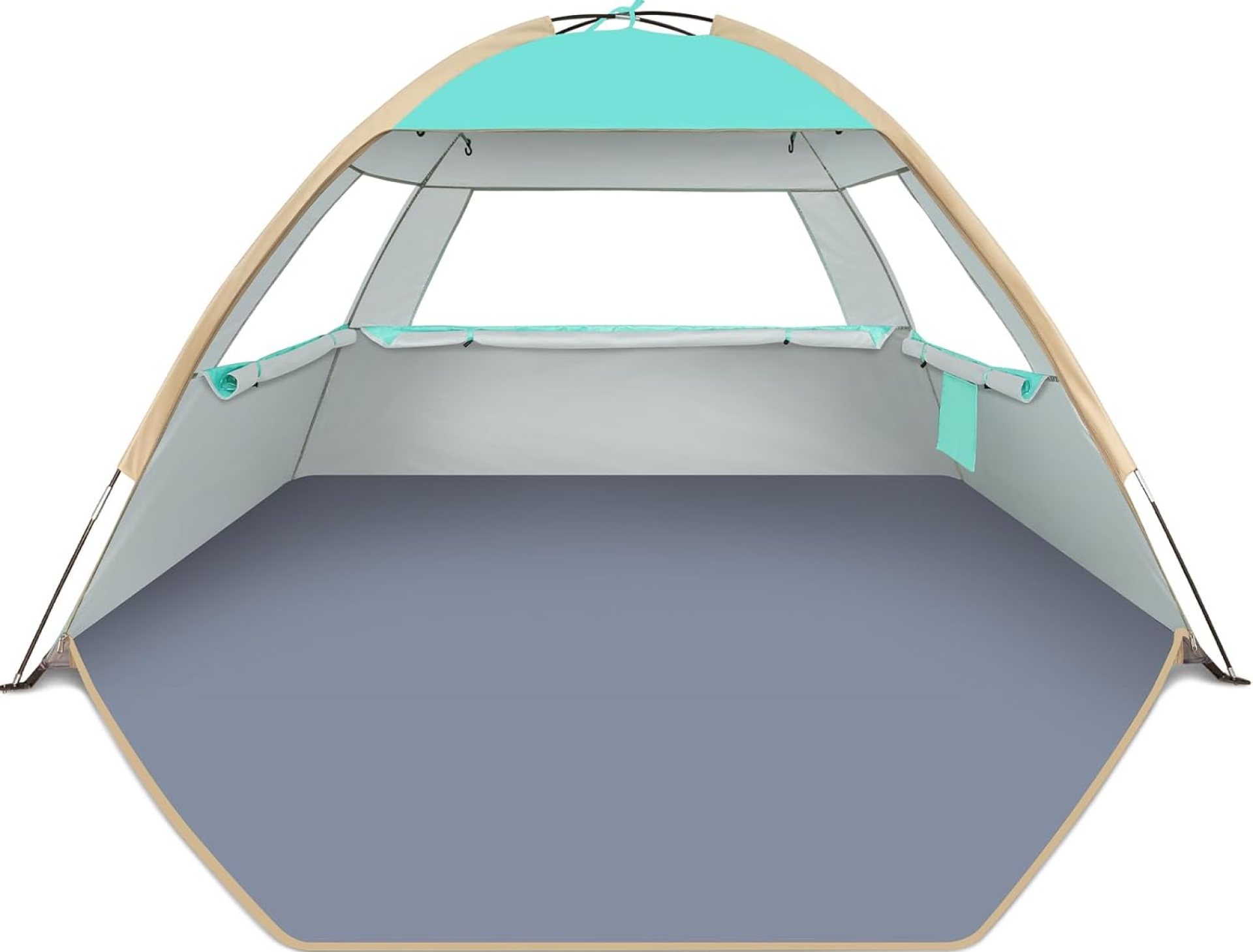 Gorich Beach Tent Sun Shelter for 3/4-5/6-7/8-10 Person with UPF 50+ UV Protection, Lightweight & Easy Setup Beach Shade Canopy, Portable Beach Shade Tent Beach Cabana Gorich Beach Tent Sun Shelter for 3/4-5/6-7/8-10 Person with UPF 50+ UV Protection, Lightweight & Easy Setup Beach Shade Canopy, Portable Beach Shade Tent Beach Cabana