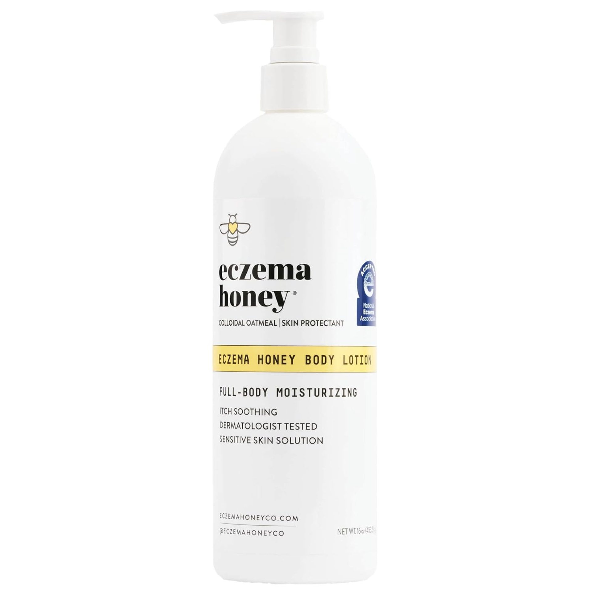 ECZEMA HONEY Oatmeal Body Lotion – Hand & Body Cream for Eczema Relief – Natural Dry Skin Repair (16 Oz) ECZEMA HONEY Oatmeal Body Lotion – Hand & Body Cream for Eczema Relief – Natural Dry Skin Repair (16 Oz)