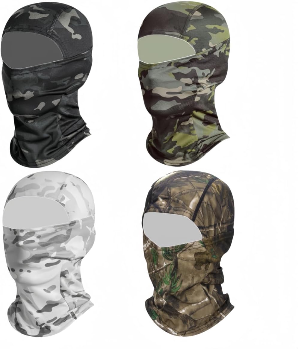 4 Pieces Sun Protection Balaclava Hood Face Cover Full Head Mask Ski Mask for Fishing Cycling Hunting Skiing 4 Pieces Sun Protection Balaclava Hood Face Cover Full Head Mask Ski Mask for Fishing Cycling Hunting Skiing