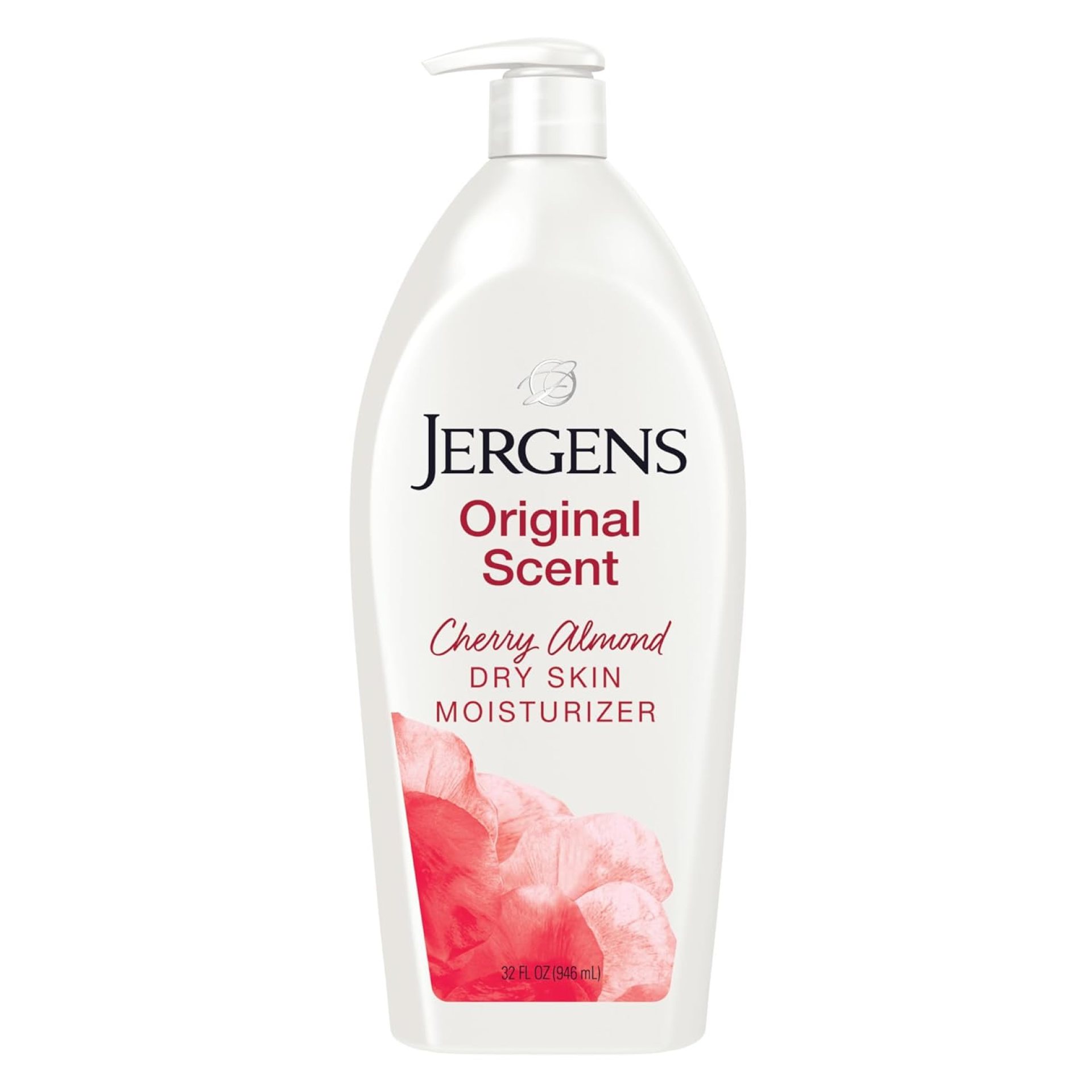 Jergens Original Scent Dry Skin Body Lotion, Hand and Body Moisturizer, Cherry Almond Essence, Dermatologist Tested, 32 Oz Jergens Original Scent Dry Skin Body Lotion, Hand and Body Moisturizer, Cherry Almond Essence, Dermatologist Tested, 32 Oz