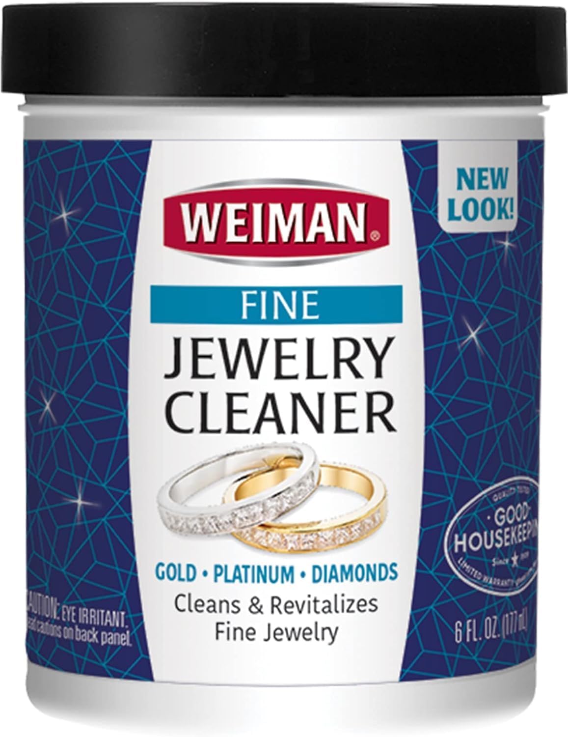 Weiman Fine Jewelry Cleaner Liquid with Cleaning Brush – Restores Shine & Brilliance to Gold, Platinum, Precious Gemstones & Diamond Jewelry, 6 Oz Weiman Fine Jewelry Cleaner Liquid with Cleaning Brush – Restores Shine & Brilliance to Gold, Platinum, Precious Gemstones & Diamond Jewelry, 6 Oz