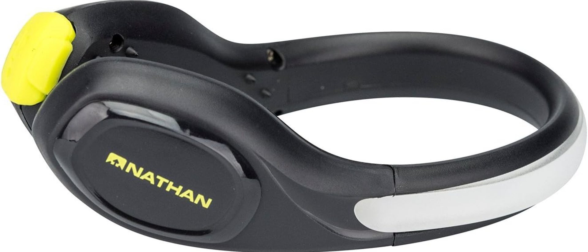Nathan LightSpur RX LED Heel Spur, Black/Safety Yellow Nathan LightSpur RX LED Heel Spur, Black/Safety Yellow