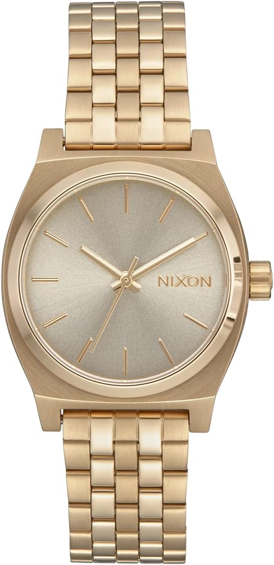 Nixon Medium Time Teller A1130. 100m Water Resistant Women’s Watch (31 mm Stainless Steel Watch Face) Nixon Medium Time Teller A1130. 100m Water Resistant Women’s Watch (31 mm Stainless Steel Watch Face)