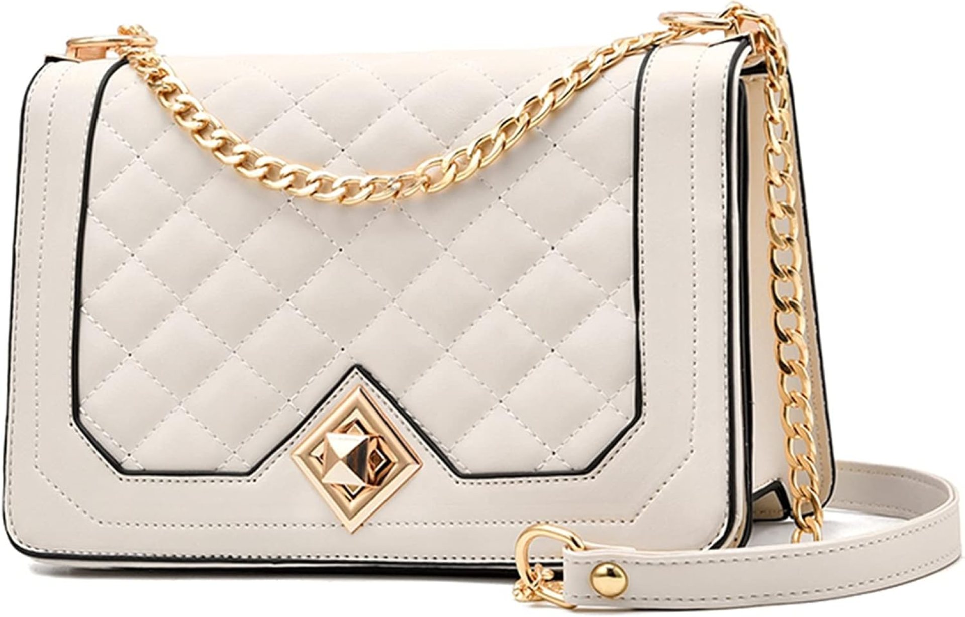 Travistar Crossbody Bags for Women Small Handbags PU Leather Shoulder Bag Purse Evening Bag Quilted Satchels with Chain Strap Travistar Crossbody Bags for Women Small Handbags PU Leather Shoulder Bag Purse Evening Bag Quilted Satchels with Chain Strap