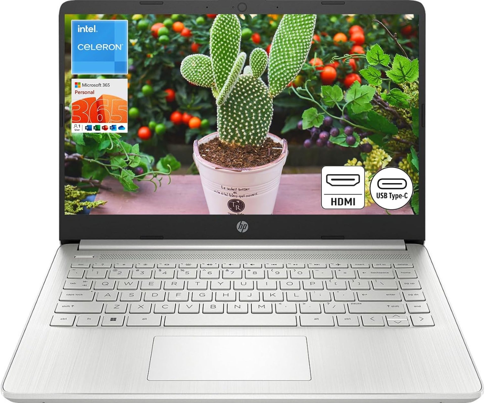 HP Stream 14″ HD Laptop | Intel Celeron N4120 Processor, Intel UHD Graphics 600, Microsoft Office 365, 16GB RAM | 128GB Storage, Fast Charge, HDMI, Up to 11 Hours Long Battery Life, Win 11 S HP Stream 14″ HD Laptop | Intel Celeron N4120 Processor, Intel UHD Graphics 600, Microsoft Office 365, 16GB RAM | 128GB Storage, Fast Charge, HDMI, Up to 11 Hours Long Battery Life, Win 11 S