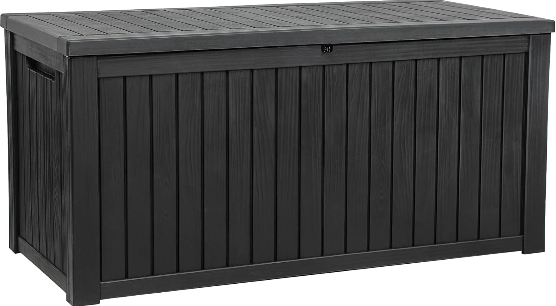 YITAHOME 180 Gallon Large Outdoor Storage XL Deck Box w/Divider for Patio Furniture,Outdoor Cushions, Garden Tools, Sports Equipment and Pool Supplies, Waterproof, Resin, Lockable, Black YITAHOME 180 Gallon Large Outdoor Storage XL Deck Box w/Divider for Patio Furniture,Outdoor Cushions, Garden Tools, Sports Equipment and Pool Supplies, Waterproof, Resin, Lockable, Black