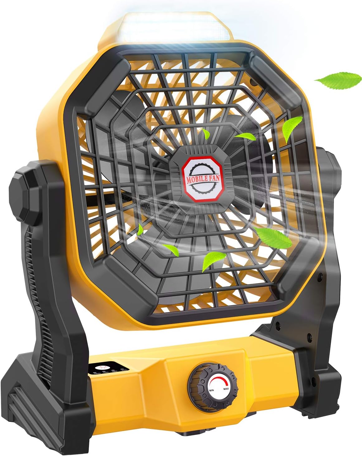 Camping Fan with LED Lantern, 36 Hours 9 Inch Portable Rechargeable Battery Powered Fan with Stepless Speed and Quiet Battery Operated for Picnic, Barbecue, Fishing, Travel, Home, Tent Camping Fan with LED Lantern, 36 Hours 9 Inch Portable Rechargeable Battery Powered Fan with Stepless Speed and Quiet Battery Operated for Picnic, Barbecue, Fishing, Travel, Home, Tent