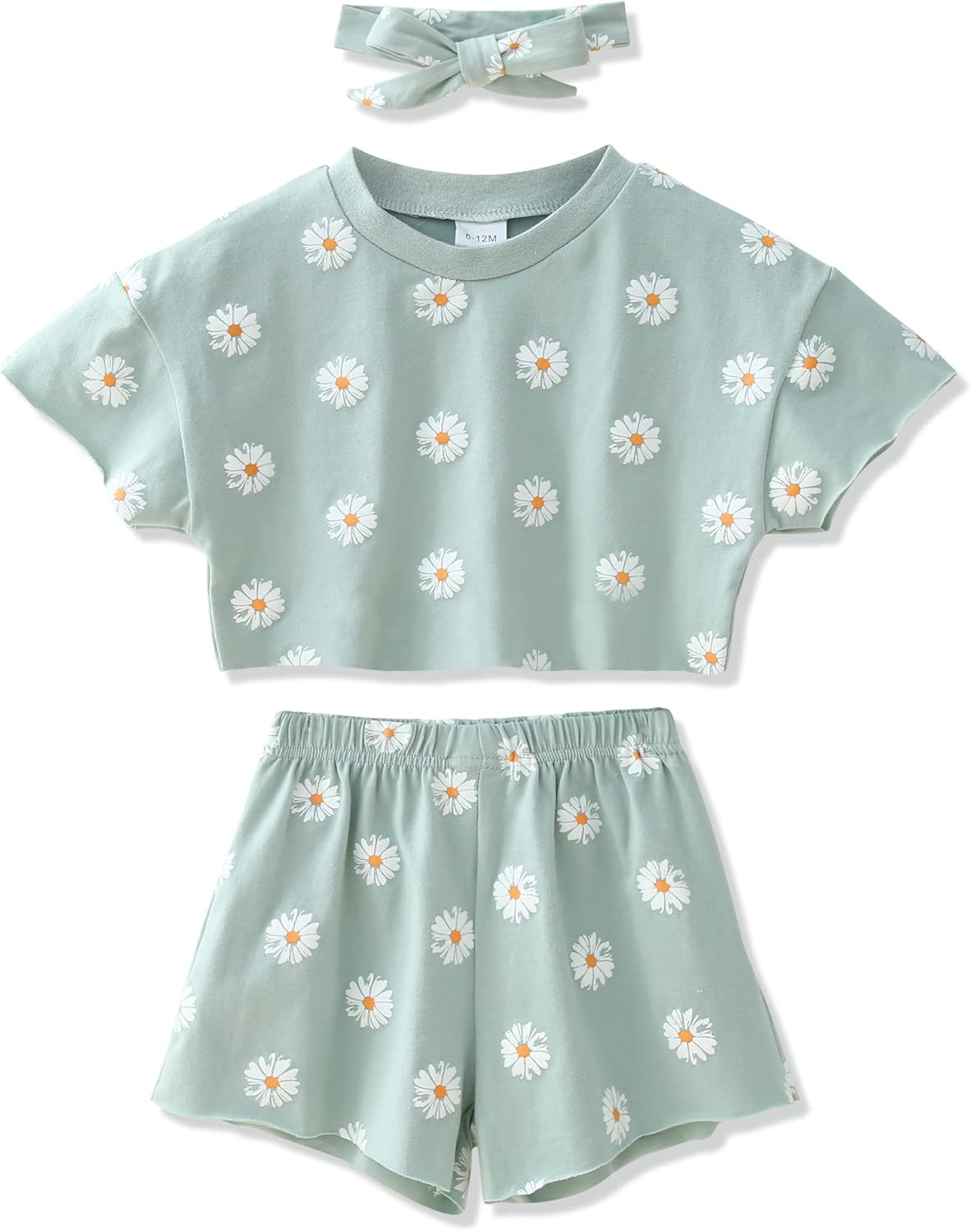 WESIDOM Toddler Girl Clothes Baby Girls Outfits 6M-5T Summer Floral Print Shirt+Shorts+Headband 3pcs Baby Clothing WESIDOM Toddler Girl Clothes Baby Girls Outfits 6M-5T Summer Floral Print Shirt+Shorts+Headband 3pcs Baby Clothing