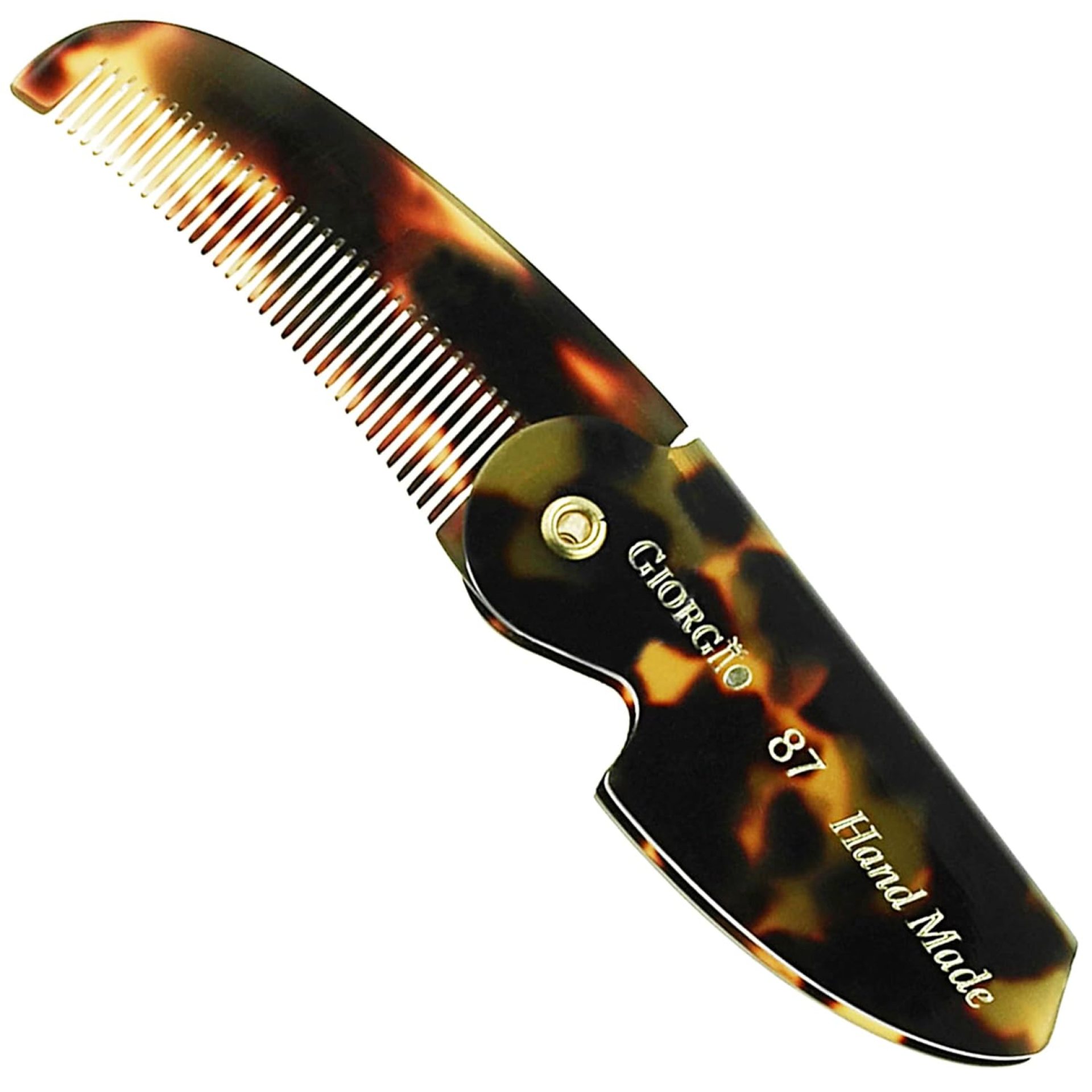 Giorgio G87 4.5 Inch Mustache and Beard Grooming Comb for Men – Handmade, Saw-cut, Hand Polished Pocket Comb for Everyday Hair Styling. 2 Pack Tokyo Giorgio G87 4.5 Inch Mustache and Beard Grooming Comb for Men – Handmade, Saw-cut, Hand Polished Pocket Comb for Everyday Hair Styling. 2 Pack Tokyo
