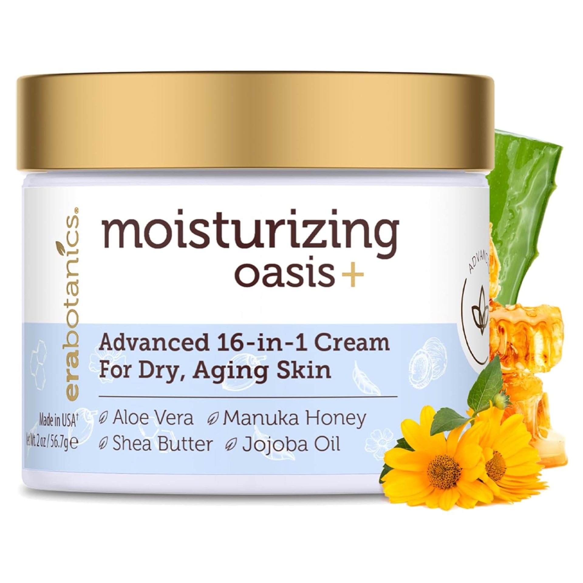 Era Organics Advanced Face Moisturizer for Dry Skin – Nourishing 16-in-1 Night Cream – Extra Hydrating for Women and Men Era Organics Advanced Face Moisturizer for Dry Skin – Nourishing 16-in-1 Night Cream – Extra Hydrating for Women and Men