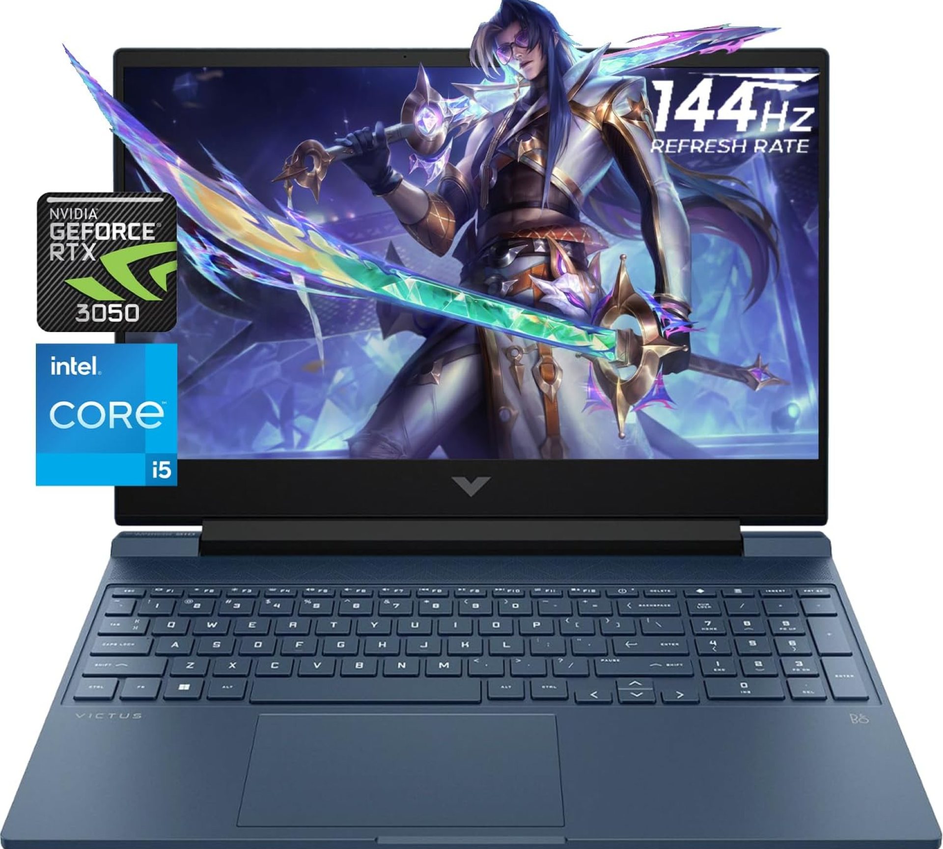 HP Victus Gaming Laptop | 15.6″ FHD 144Hz | 13th Gen Intel 8 Cores i5-13420H Up to 4.60 GHz | NVIDIA GeForce RTX 3050 6GB | 32GB RAM | 2TB PCIe SSD | Backlit | Wi-Fi 6 |Webcam |Type-C |Windows 11 Home HP Victus Gaming Laptop | 15.6″ FHD 144Hz | 13th Gen Intel 8 Cores i5-13420H Up to 4.60 GHz | NVIDIA GeForce RTX 3050 6GB | 32GB RAM | 2TB PCIe SSD | Backlit | Wi-Fi 6 |Webcam |Type-C |Windows 11 Home