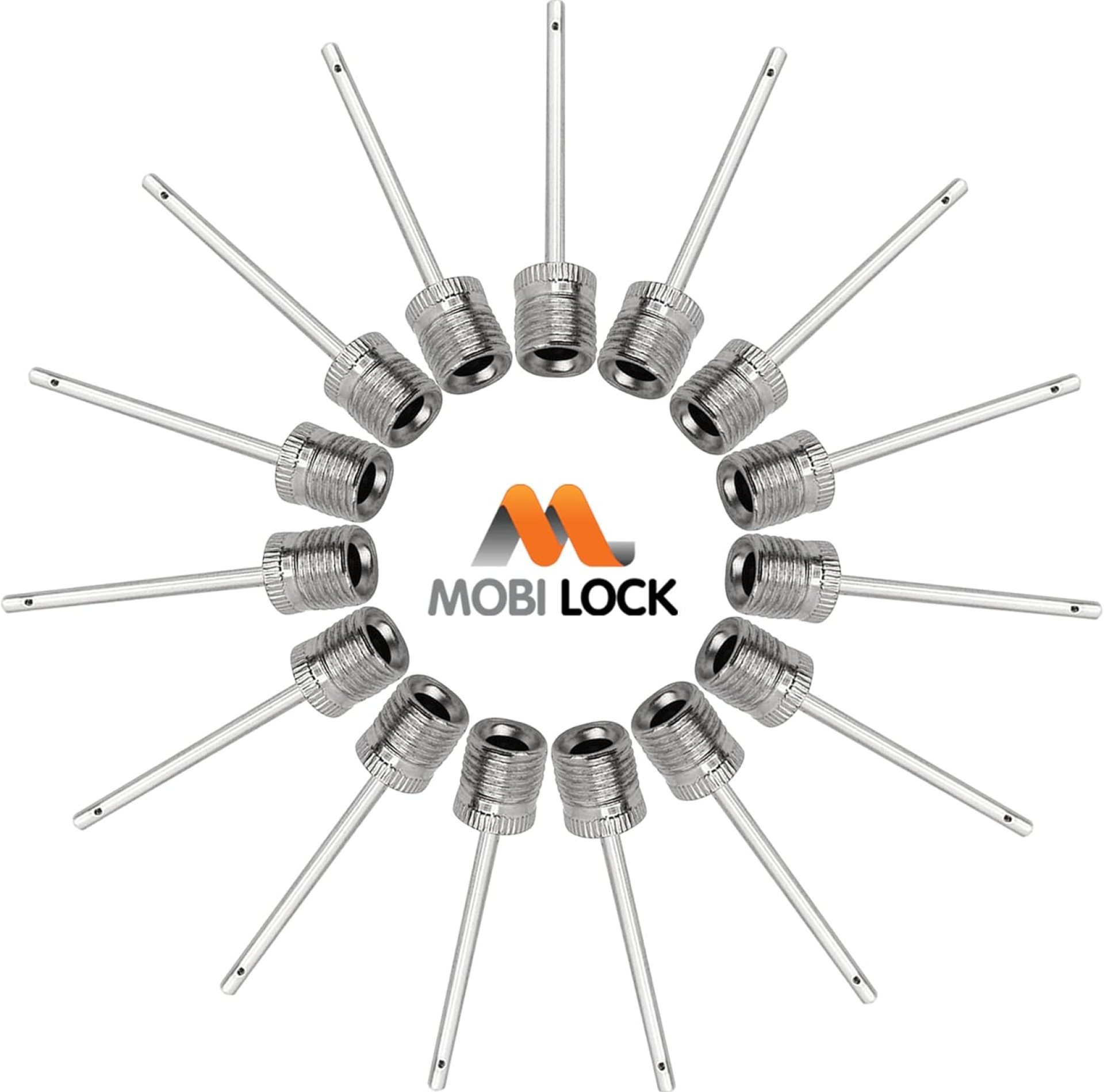 Mobi Lock Ball Pump Inflation Needle – Stainless Steel Air Pump Needles – Ideal for Blowing Up Football, Basketball, Volleyball, and All Other Sports Balls Mobi Lock Ball Pump Inflation Needle – Stainless Steel Air Pump Needles – Ideal for Blowing Up Football, Basketball, Volleyball, and All Other Sports Balls