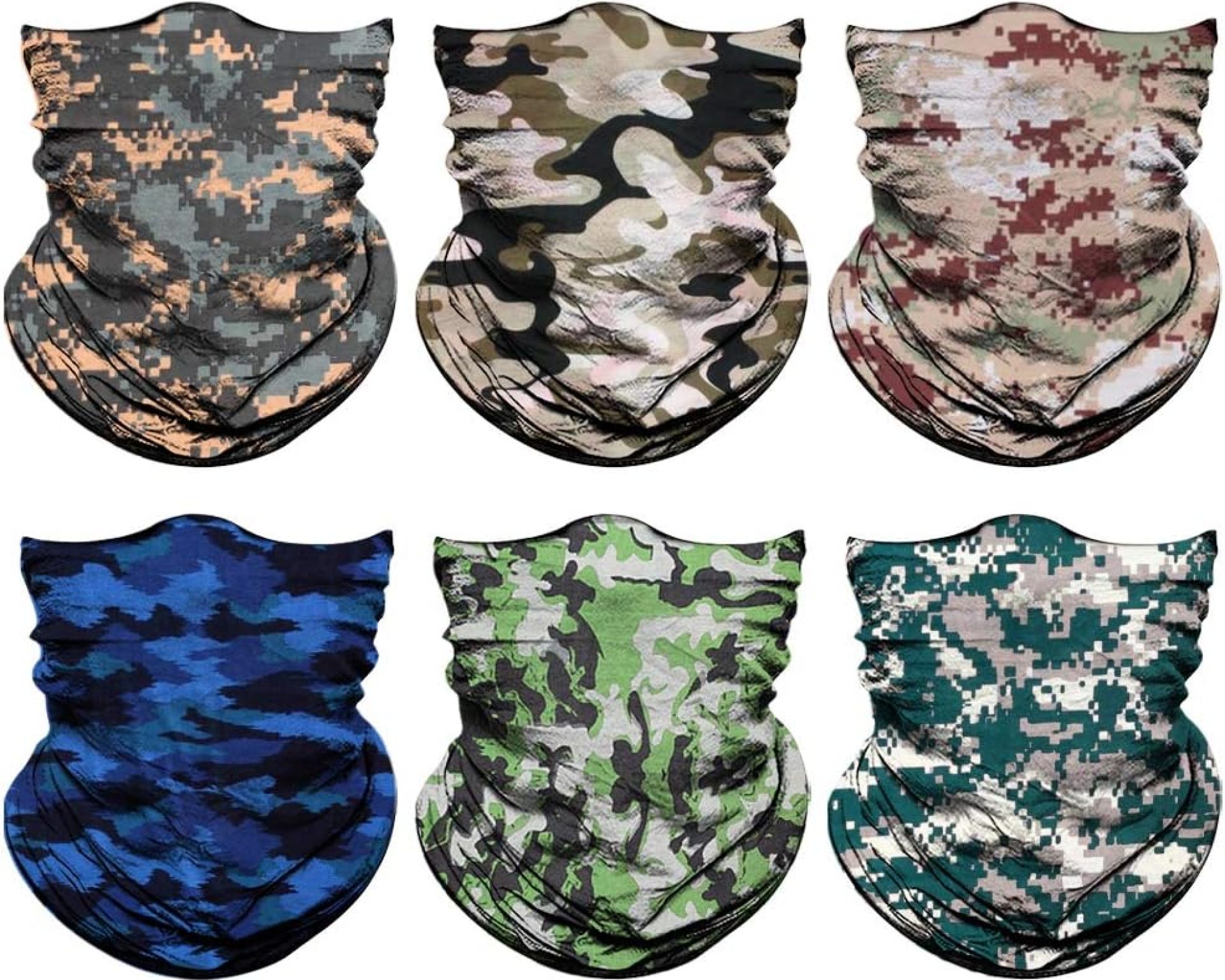 Venswell Neck Gaiter Face Mask Men Women,Seamless Bandana Rave Face Cover Scarf Mask,Balaclava,Headband, Head Wrap,Headwear Venswell Neck Gaiter Face Mask Men Women,Seamless Bandana Rave Face Cover Scarf Mask,Balaclava,Headband, Head Wrap,Headwear