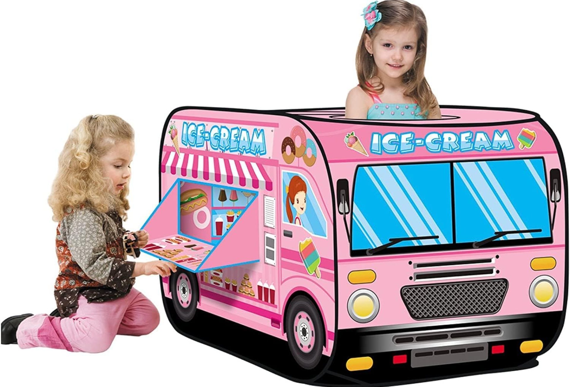 Pop Up Play Tent for Kids – My First Foldable Indoor & Outdoor Playhouse Vehicle Toys for Toddlers, Boys and Girls (Ice Cream Truck) Pop Up Play Tent for Kids – My First Foldable Indoor & Outdoor Playhouse Vehicle Toys for Toddlers, Boys and Girls (Ice Cream Truck)