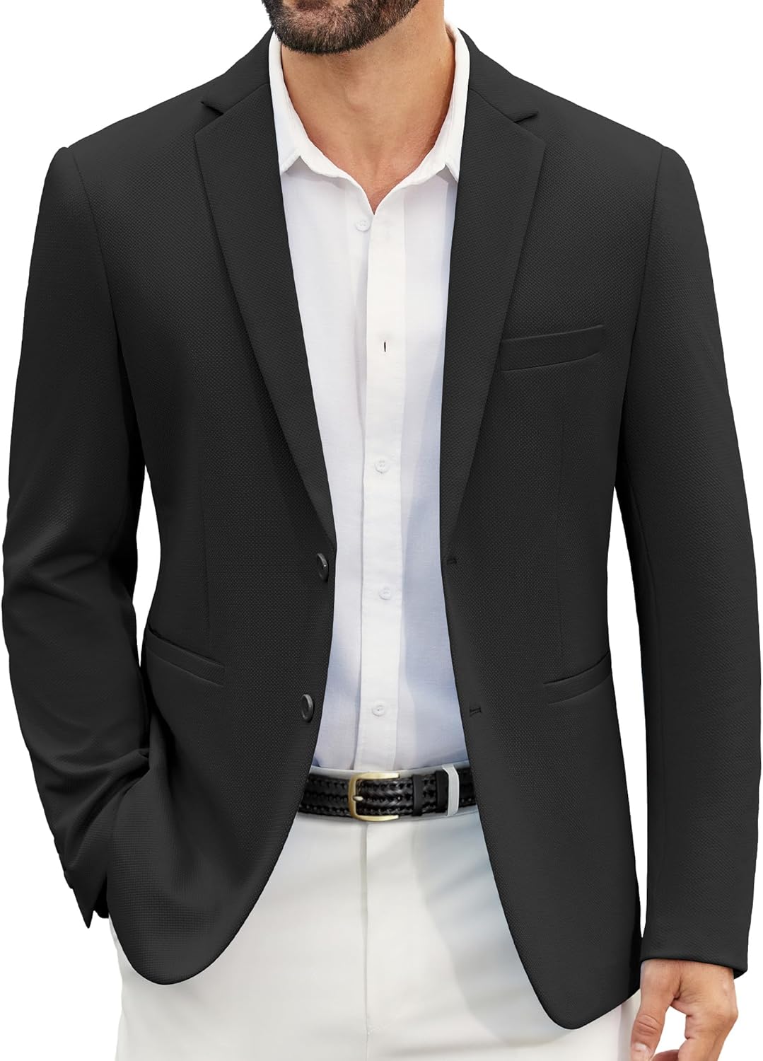 COOFANDY Men’s Casual Blazer Slim Fit Suit Jackets Two Button Lightweight Knit Sport Coat COOFANDY Men’s Casual Blazer Slim Fit Suit Jackets Two Button Lightweight Knit Sport Coat
