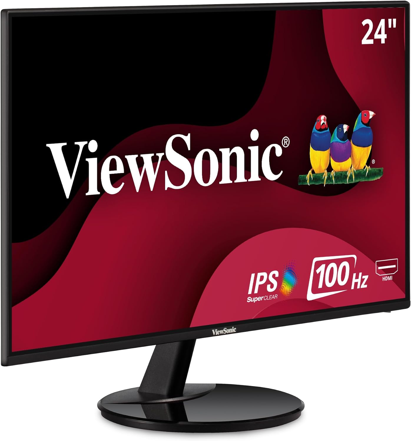 ViewSonic VA2459-SMH 24 Inch IPS 1080p 100Hz Monitor with FreeSync, HDMI and VGA Inputs ViewSonic VA2459-SMH 24 Inch IPS 1080p 100Hz Monitor with FreeSync, HDMI and VGA Inputs