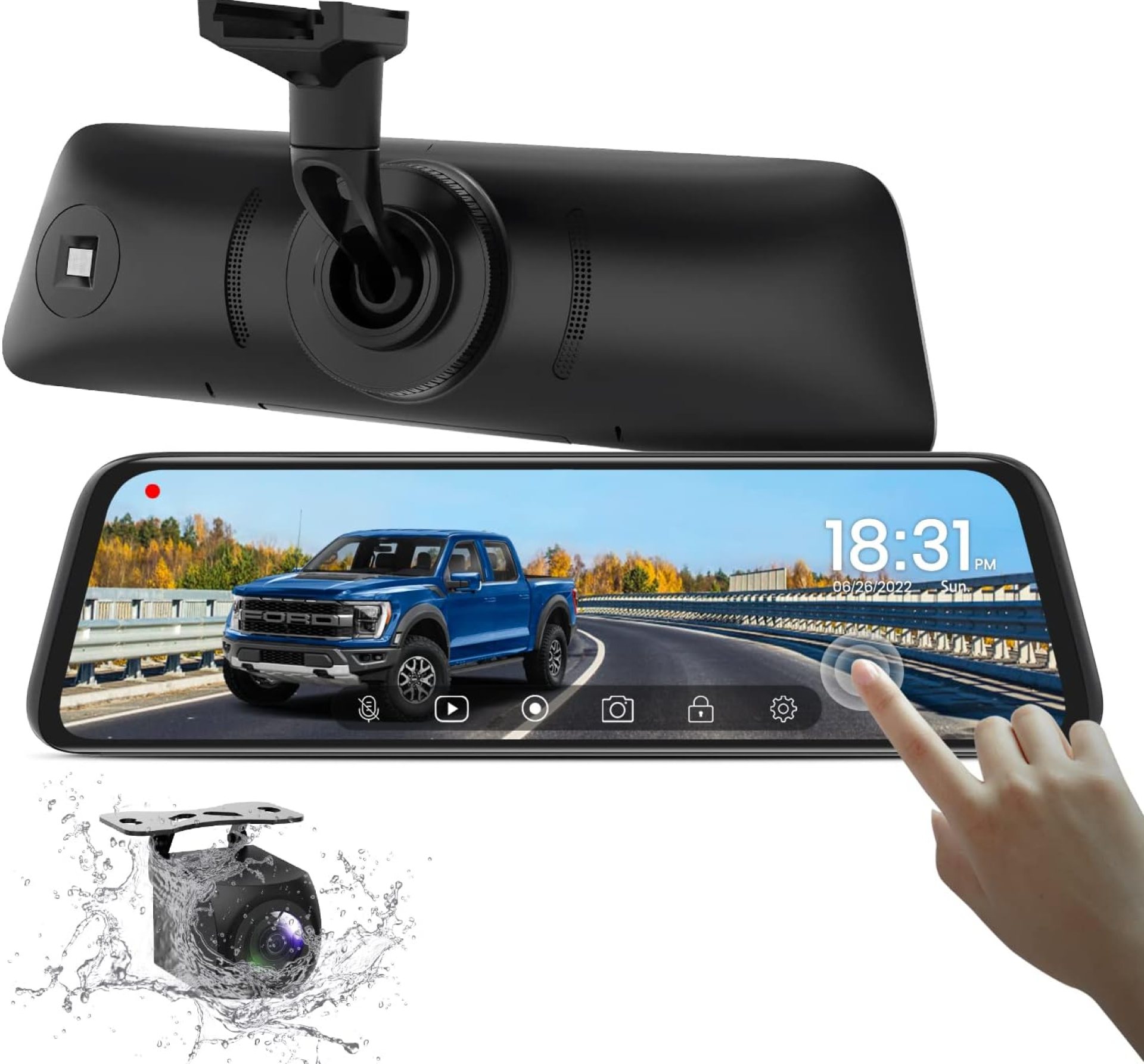 9.35”1080P OEM Rear View Mirror Camera: Recording Wide View Back Up Camera for Cars, Smart Full Touch Screen Stream Media Backup Camera with Super Night Vision for Trucks,Vans, SUVS (AUTO-VOX T9) 9.35”1080P OEM Rear View Mirror Camera: Recording Wide View Back Up Camera for Cars, Smart Full Touch Screen Stream Media Backup Camera with Super Night Vision for Trucks,Vans, SUVS (AUTO-VOX T9)