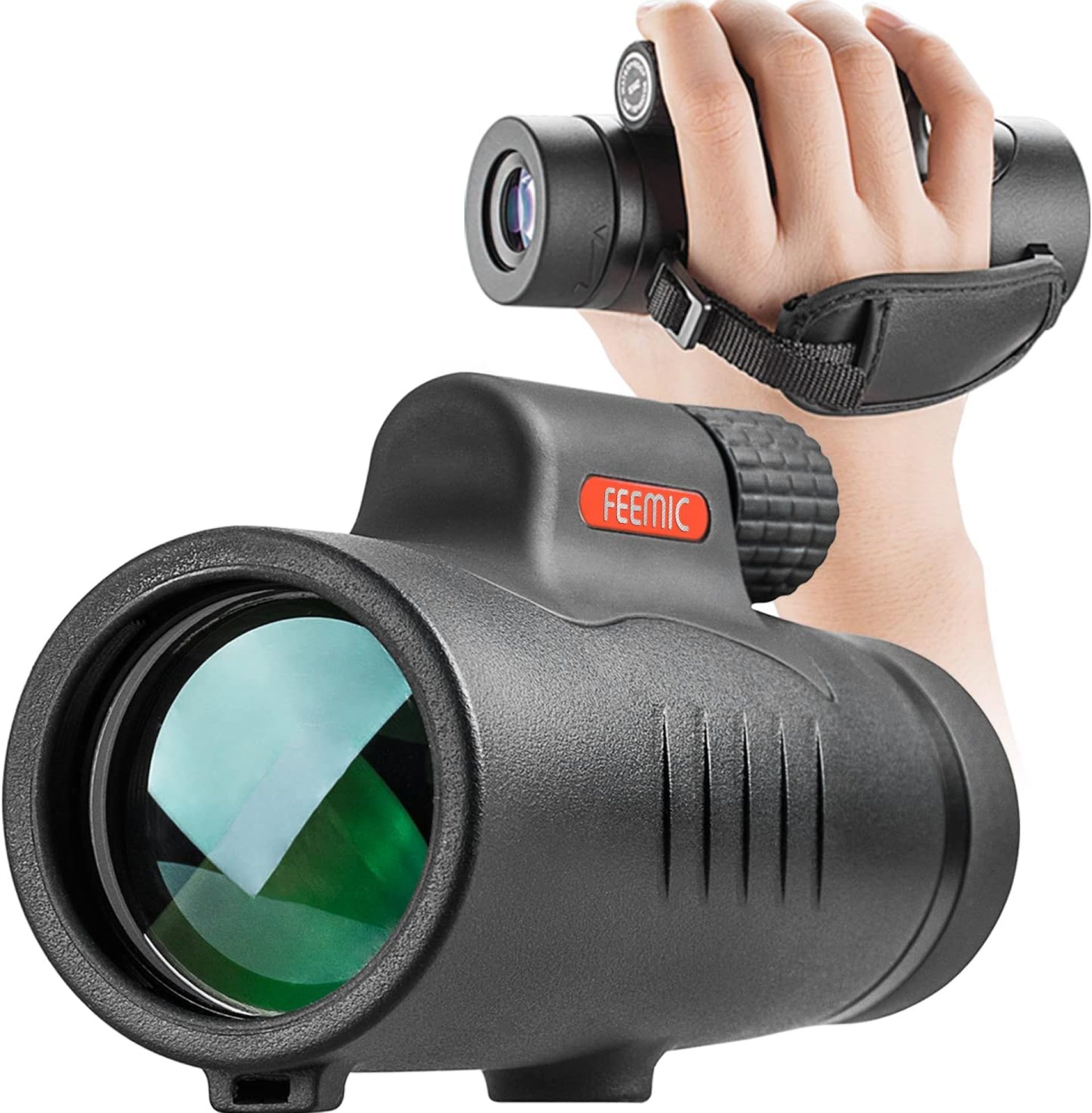 Monocular Telescope High Power 8×42 Monoculars Scope Compact Waterproof Fogproof Shockproof with Hand Strap for Adults Kids Bird Watching Hunting Camping Hiking Travling Wildlife Secenery Monocular Telescope High Power 8×42 Monoculars Scope Compact Waterproof Fogproof Shockproof with Hand Strap for Adults Kids Bird Watching Hunting Camping Hiking Travling Wildlife Secenery