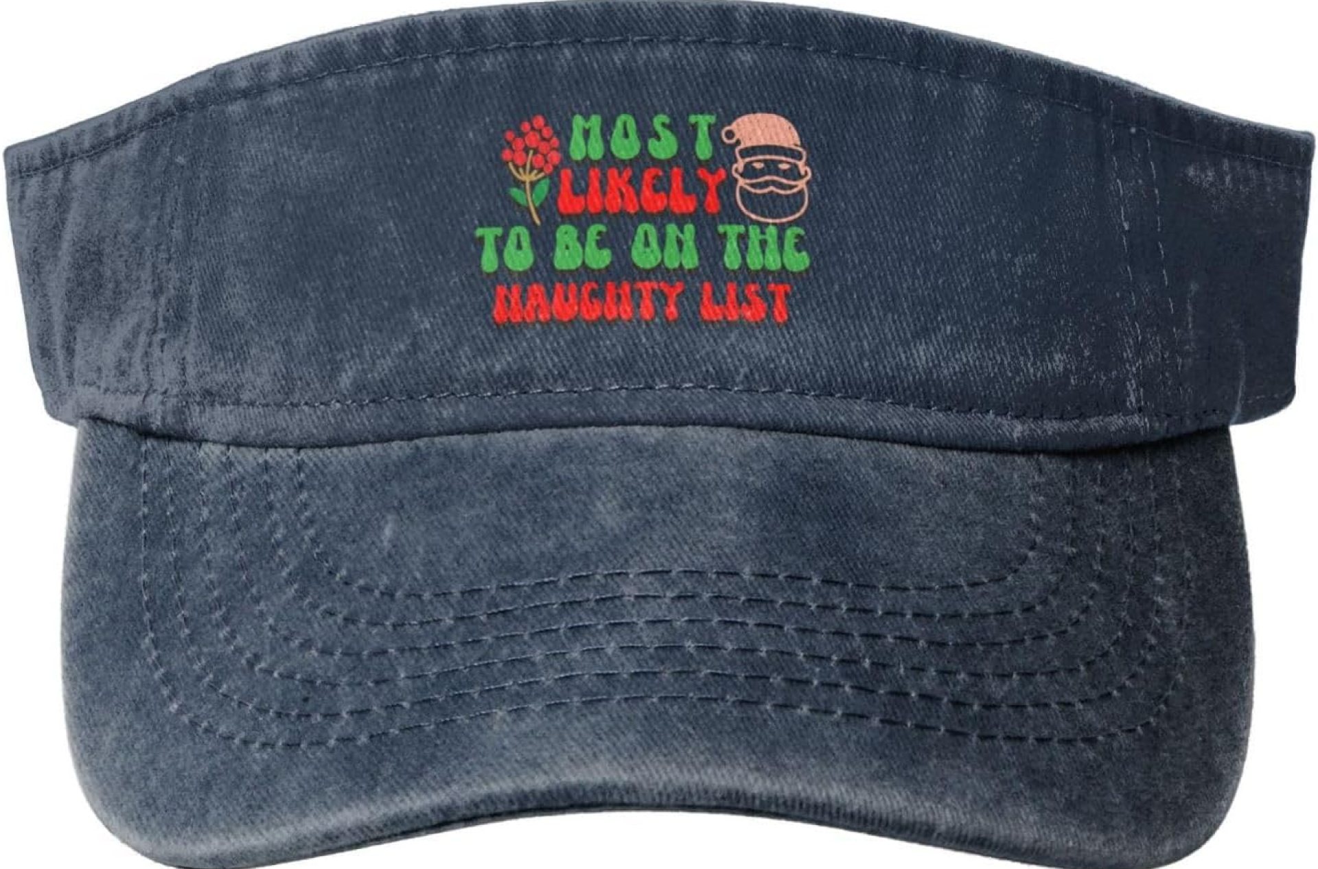 Most Likely to Be On The Naughty List Christmas Washed Cowboy Hollow Top Outdoor Casual Sports Baseball Hat Black Most Likely to Be On The Naughty List Christmas Washed Cowboy Hollow Top Outdoor Casual Sports Baseball Hat Black