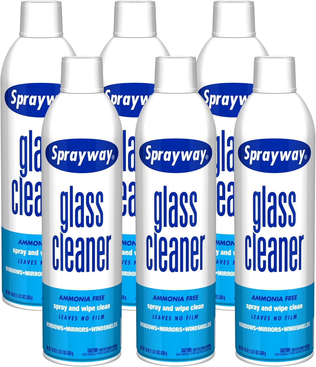 Sprayway Glass Cleaner with Foaming Spray for a Streak-Free Shine for Home and Automotive Use, 19 oz., Pack of 6 Sprayway Glass Cleaner with Foaming Spray for a Streak-Free Shine for Home and Automotive Use, 19 oz., Pack of 6