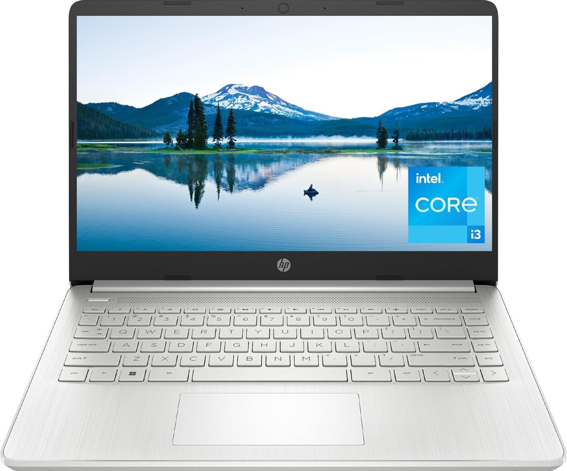 HP 14 inch Laptop, HD Display, Intel Core i3-1215U, 8 GB RAM, 256 GB SSD, Intel UHD Graphics, Windows 11 Home in S Mode, Natural Silver, 14-dq5009nr HP 14 inch Laptop, HD Display, Intel Core i3-1215U, 8 GB RAM, 256 GB SSD, Intel UHD Graphics, Windows 11 Home in S Mode, Natural Silver, 14-dq5009nr