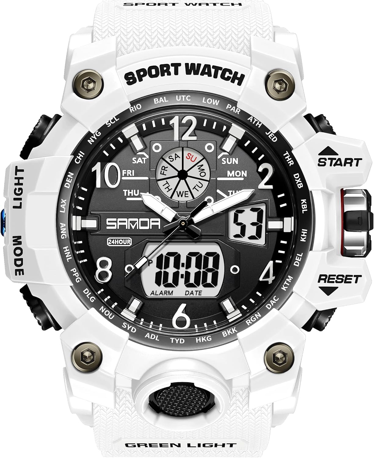KXAITO Men’s Watches Sports Outdoor Waterproof Military Wrist Watch Date Multi Function Tactics LED Alarm Stopwatch KXAITO Men’s Watches Sports Outdoor Waterproof Military Wrist Watch Date Multi Function Tactics LED Alarm Stopwatch