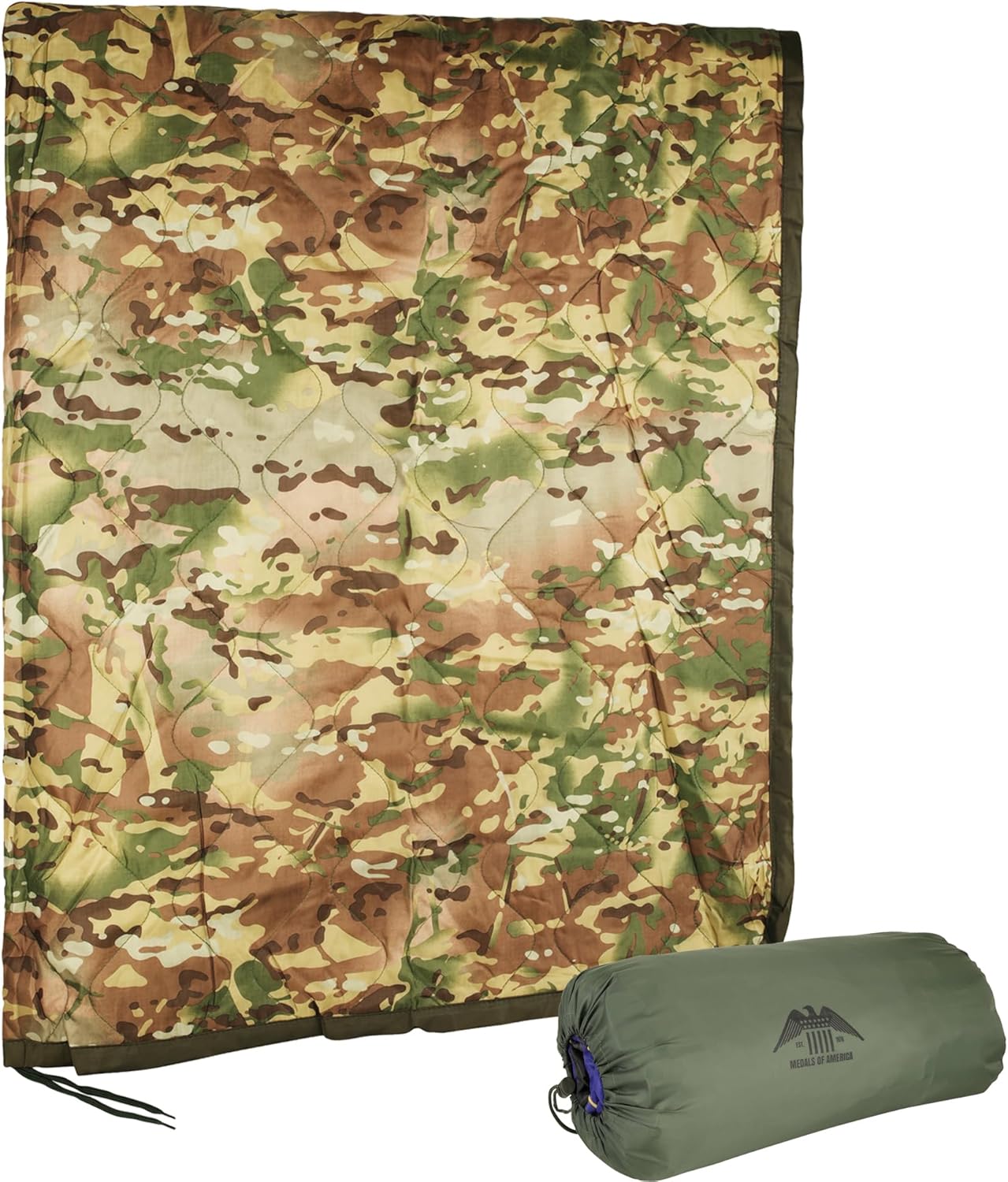 MEDALS OF AMERICA EST. 1976 Military Gear Blanket Poncho Liners Woobie Emergency Blanket – Military Surplus Cold Weather Camping and Hunting Woobie Blanket (OCP Camo) MEDALS OF AMERICA EST. 1976 Military Gear Blanket Poncho Liners Woobie Emergency Blanket – Military Surplus Cold Weather Camping and Hunting Woobie Blanket (OCP Camo)