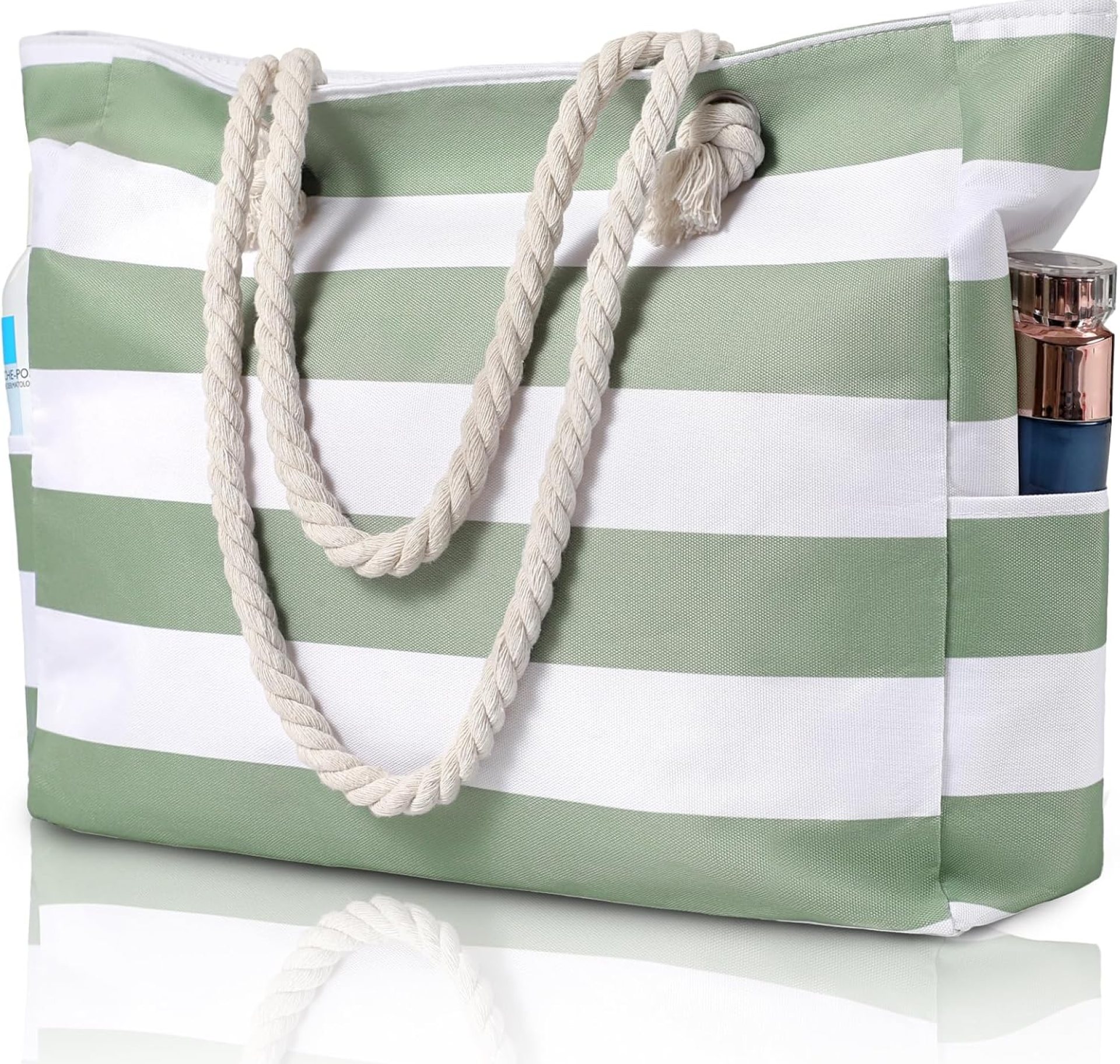 Clothirily Beach Bag for Women – Large Beach Tote Bag, Waterproof Sandproof Beach Bag with Zipper, Large Swim Pool Beach Tote Clothirily Beach Bag for Women – Large Beach Tote Bag, Waterproof Sandproof Beach Bag with Zipper, Large Swim Pool Beach Tote