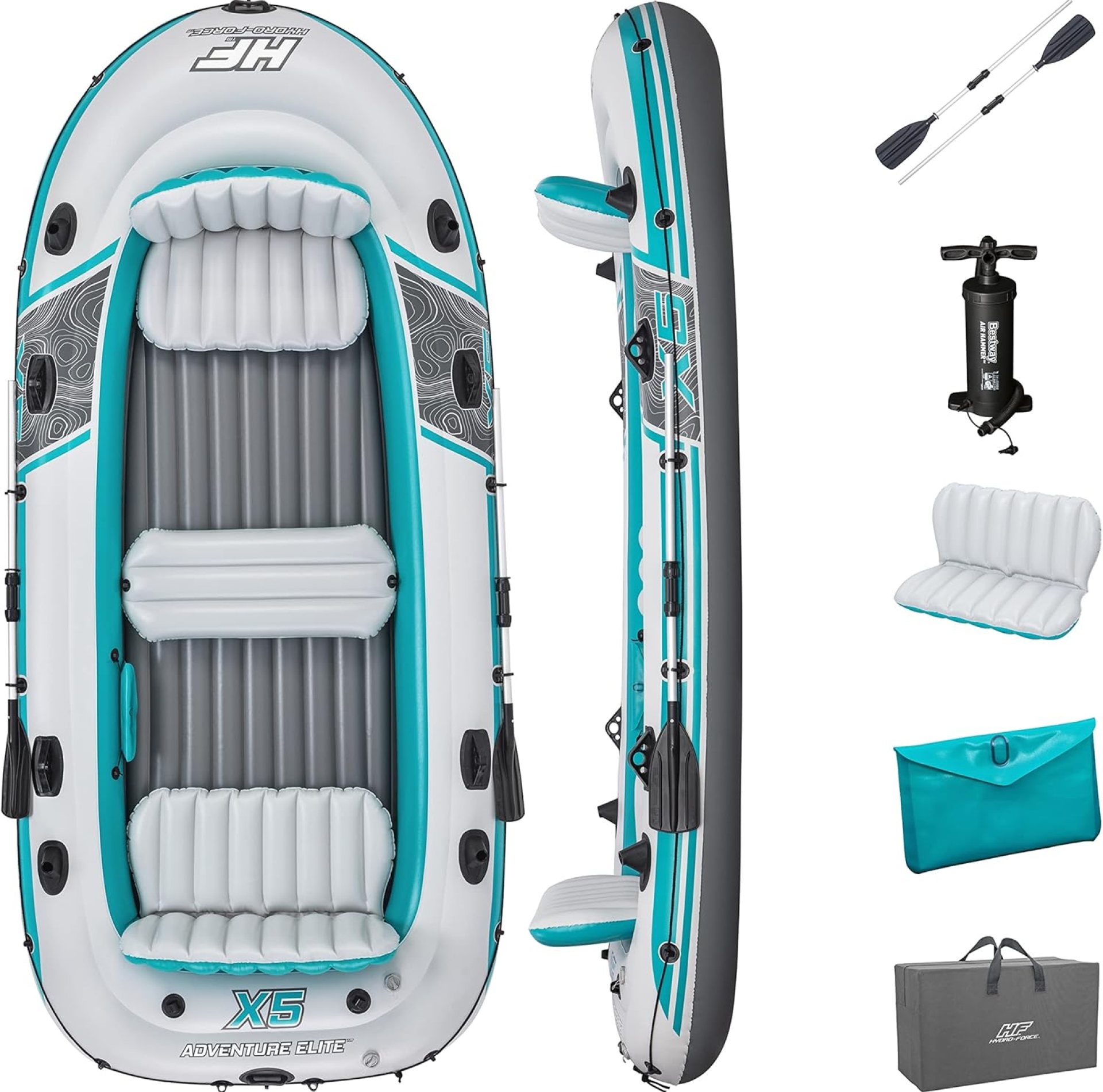 Bestway Hydro-Force Inflatable Raft Set | Inflatable Boat for Kids and Adults | Great for Ponds, Lakes, Rivers Bestway Hydro-Force Inflatable Raft Set | Inflatable Boat for Kids and Adults | Great for Ponds, Lakes, Rivers