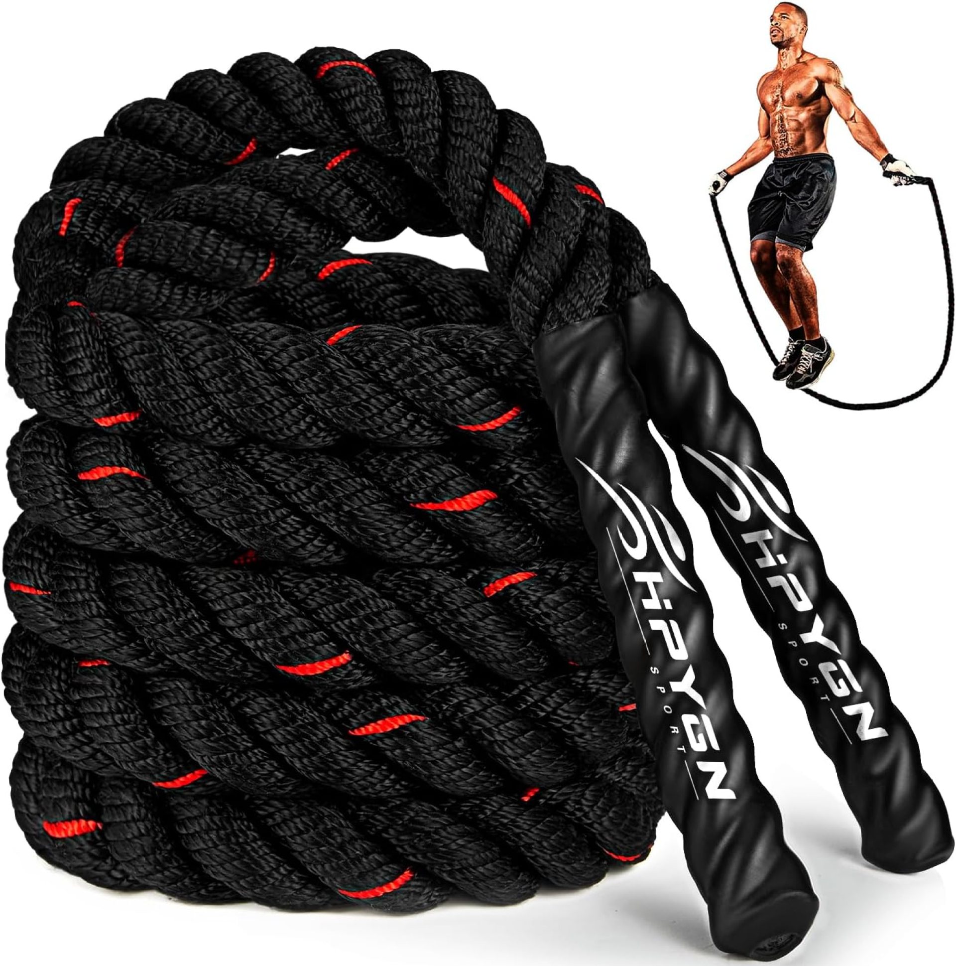 Jump Rope, Weighted Jump Ropes for Men women, 2.8lb 3.8lb 5lb Heavy Skipping Rope for Exercise, Adult Jumpropes for Home Workout, Improve Strength and Building Muscle,Total Body Workout Equipment Jump Rope, Weighted Jump Ropes for Men women, 2.8lb 3.8lb 5lb Heavy Skipping Rope for Exercise, Adult Jumpropes for Home Workout, Improve Strength and Building Muscle,Total Body Workout Equipment