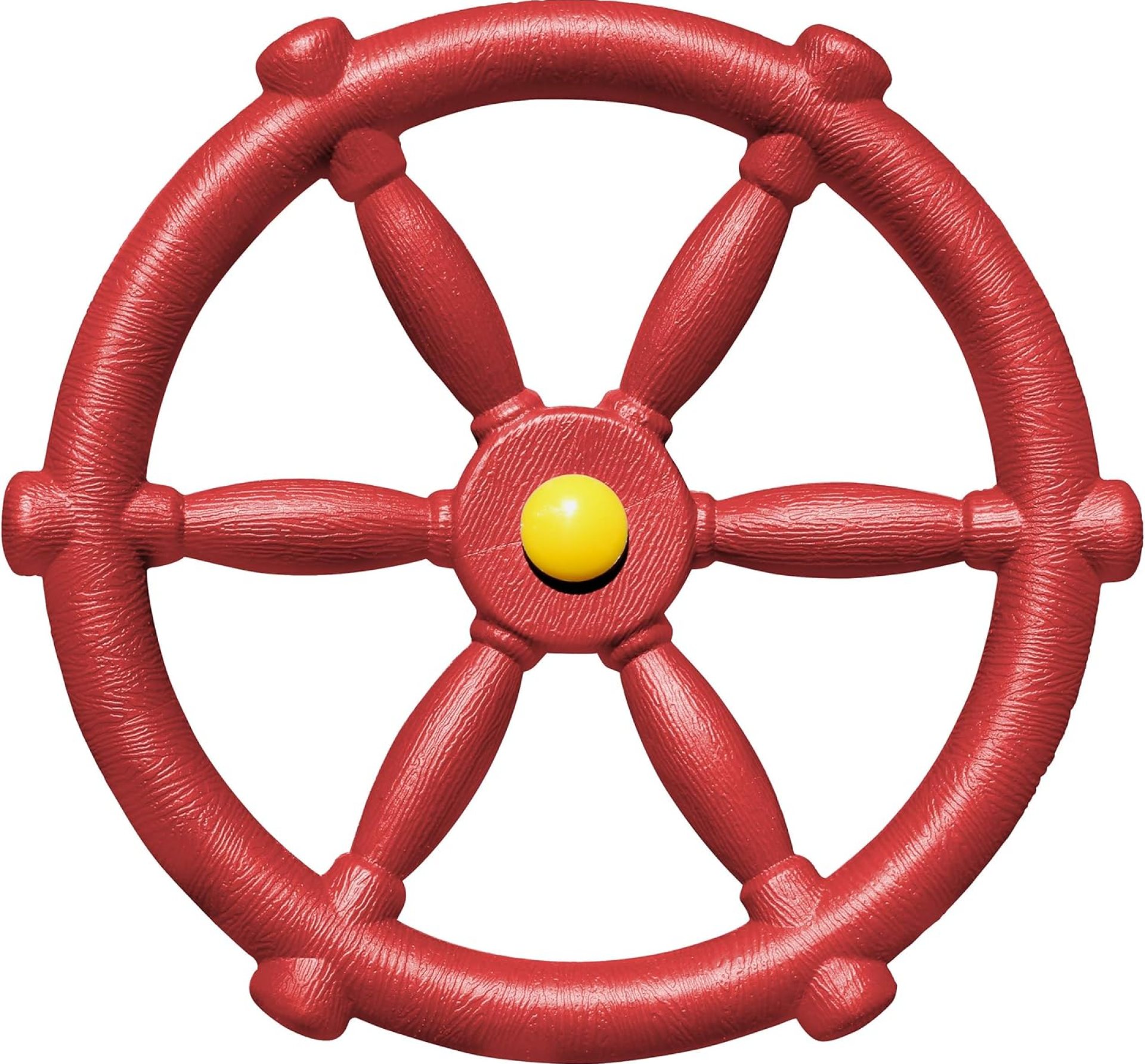 Jungle Gym Kingdom Swing Set Accessories – Pirate Ship Steering Wheel for Kids Outdoor Playhouse, Treehouse & Backyard Playset – Playground Equipment (Red) Jungle Gym Kingdom Swing Set Accessories – Pirate Ship Steering Wheel for Kids Outdoor Playhouse, Treehouse & Backyard Playset – Playground Equipment (Red)