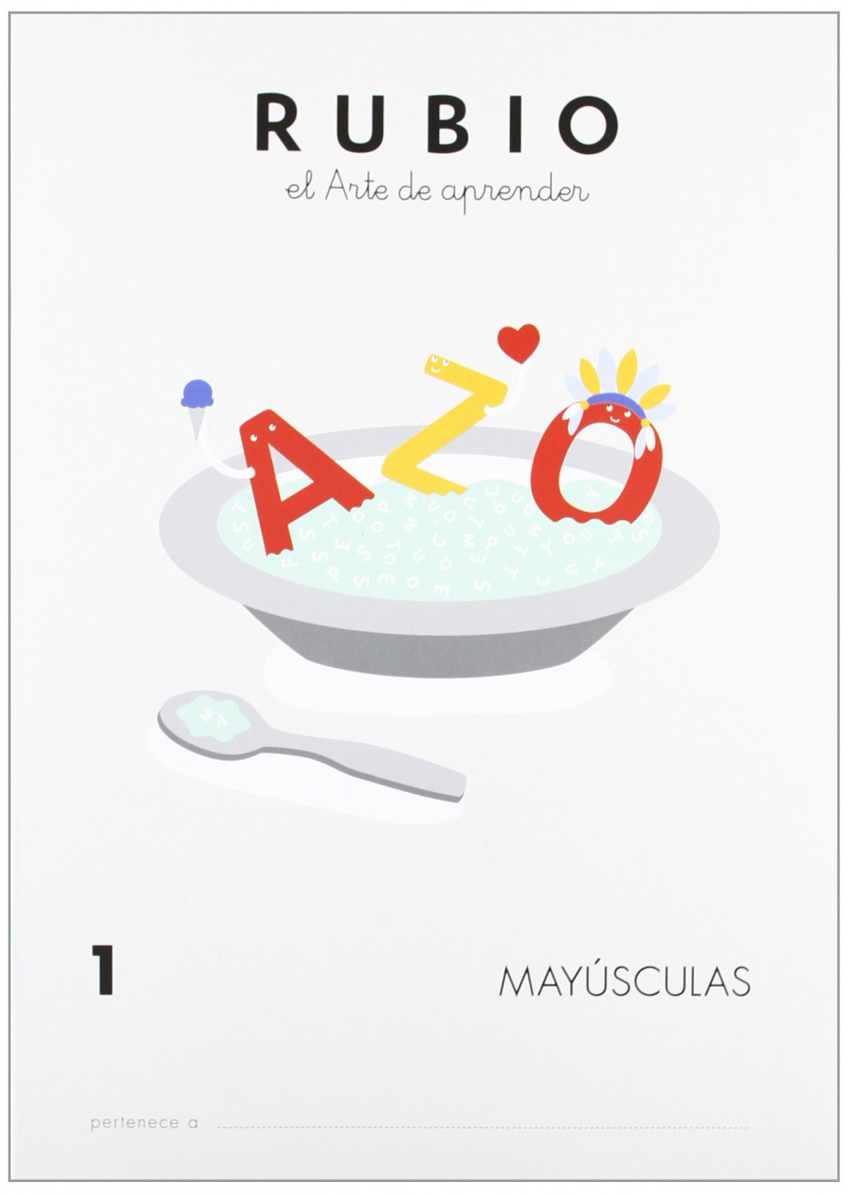 Rubio, el arte de aprender, mayúsculas