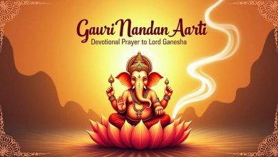 Gauri Nandan Ki Aarti Lyrics in Hindi English Gauri Nandan Ki Aarti Lyrics in Hindi English