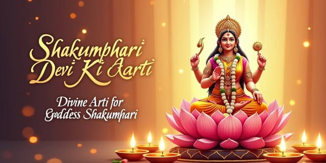 Shakumbhari Devi Ki Aarti Lyrics in Hindi & English with meaning Shakumbhari Devi Ki Aarti Lyrics in Hindi & English with meaning