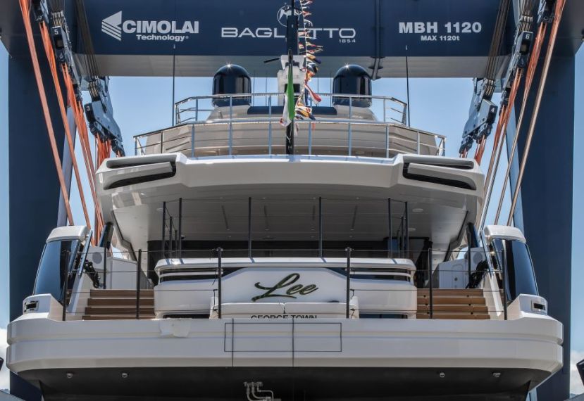 Baglietto, quarto varo del 2023: in acqua Lee Baglietto, quarto varo del 2023: in acqua Lee