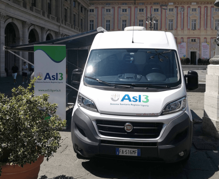 Cure palliative: il 10 novembre ambulatorio mobile Asl 3 in piazza De Ferrari a Genova Cure palliative: il 10 novembre ambulatorio mobile Asl 3 in piazza De Ferrari a Genova
