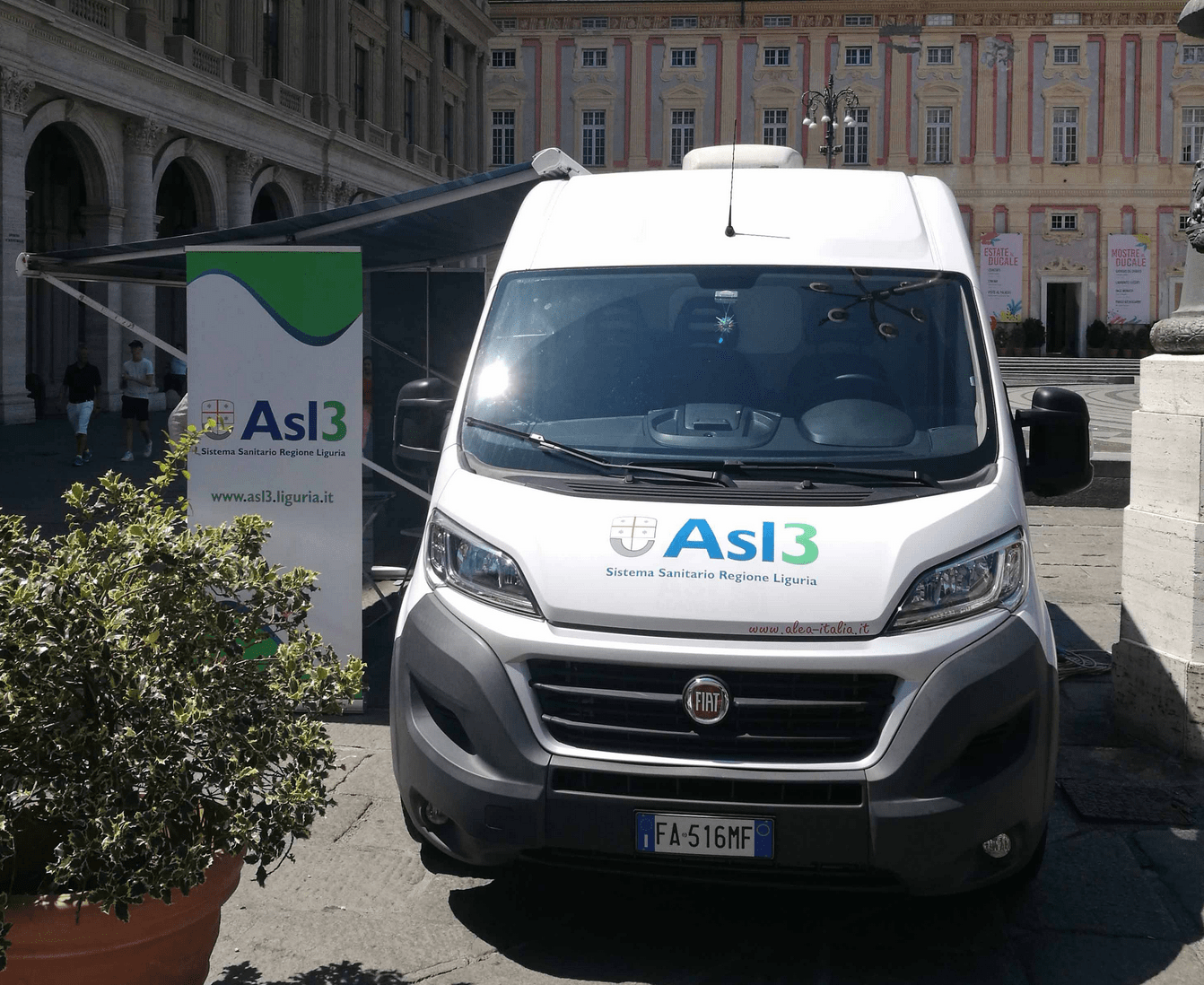 Cure palliative: il 10 novembre ambulatorio mobile Asl 3 in piazza De Ferrari a Genova Cure palliative: il 10 novembre ambulatorio mobile Asl 3 in piazza De Ferrari a Genova