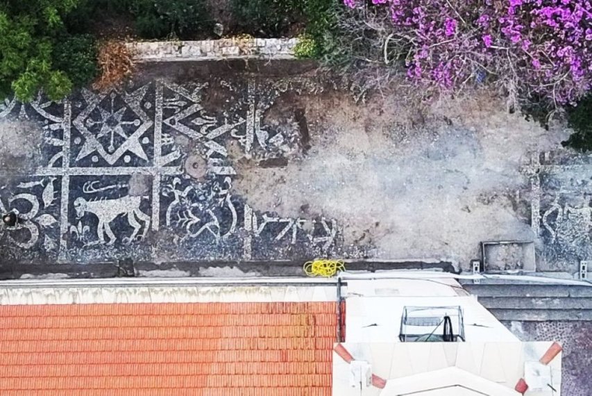 Albenga, a Lusignano scoperta antica pavimentazione in risseu Albenga, a Lusignano scoperta antica pavimentazione in risseu