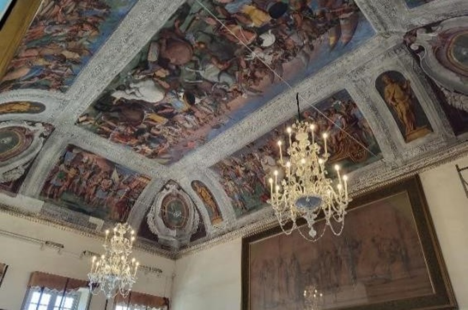 Sampierdarena, restaurata la volta affrescata di Villa Centurione del Monastero Sampierdarena, restaurata la volta affrescata di Villa Centurione del Monastero