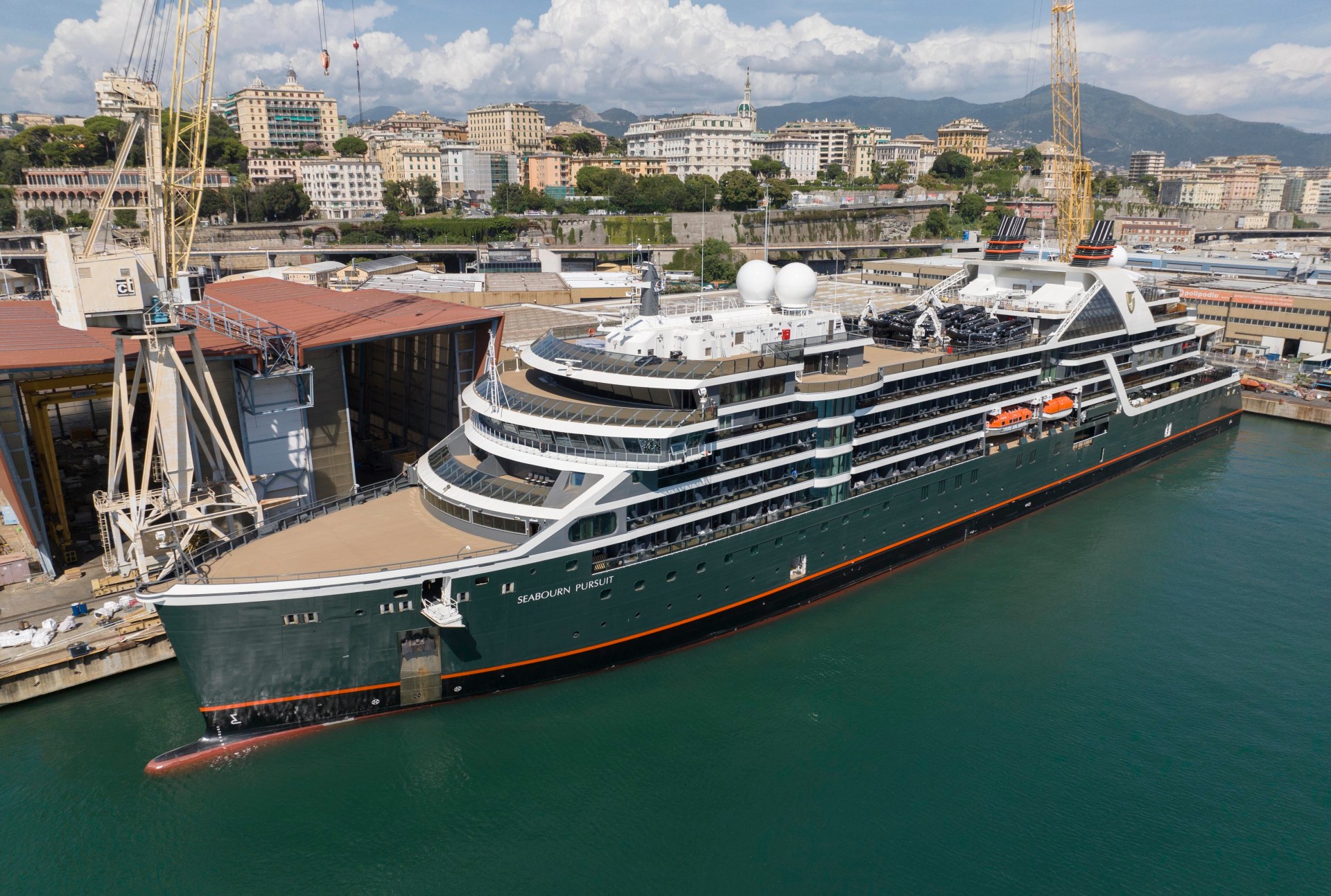 T. Mariotti consegna Seabourn Pursuit T. Mariotti consegna Seabourn Pursuit