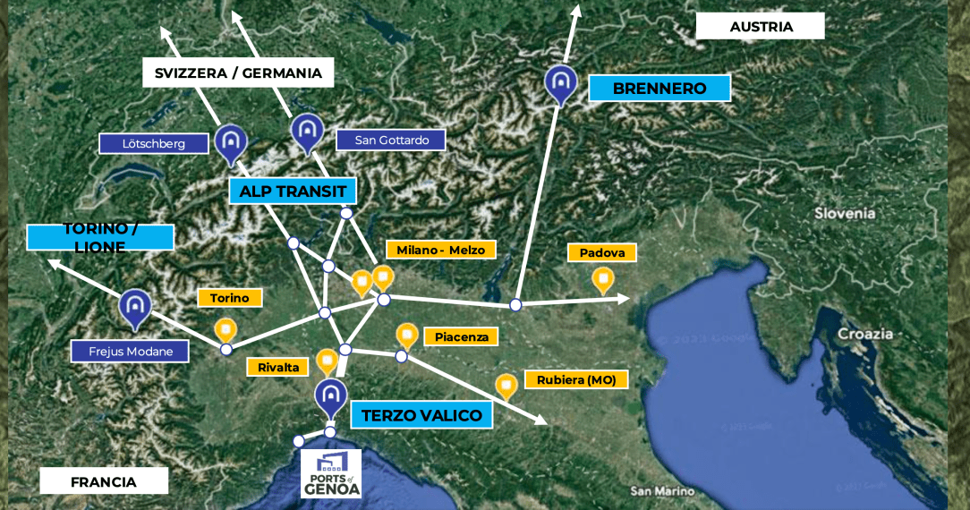 I porti di Genova e Savona puntano a trasportare su ferro il 25% delle merci I porti di Genova e Savona puntano a trasportare su ferro il 25% delle merci