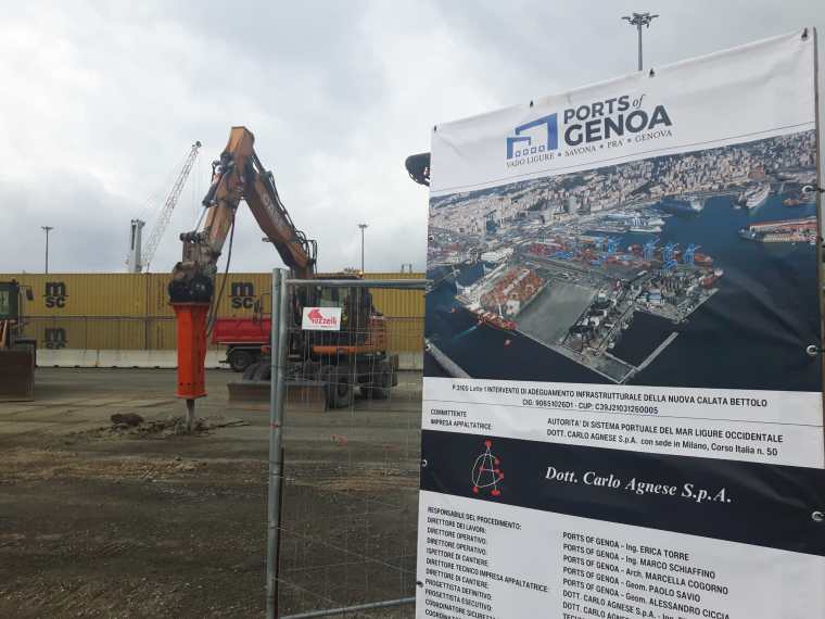 Calata Bettolo, ampliamento al via: 307 milioni di investimento per accogliere le grandi portacontainer Calata Bettolo, ampliamento al via: 307 milioni di investimento per accogliere le grandi portacontainer