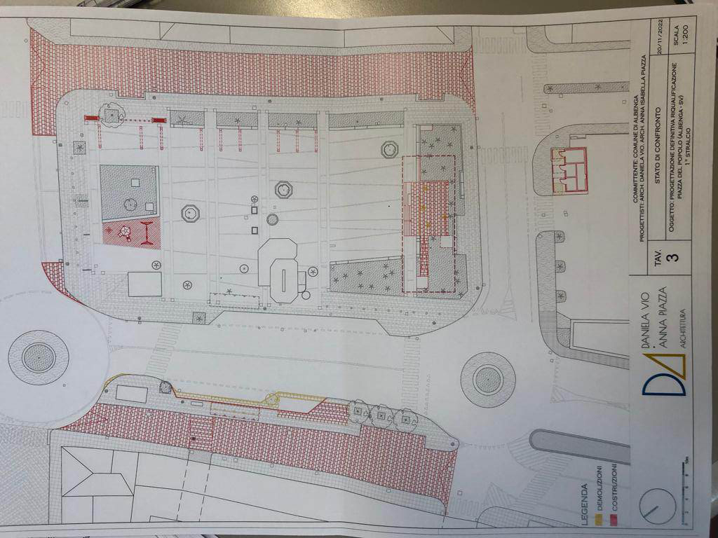 Albenga: approvato progetto definitivo riqualificazione piazza del Popolo Albenga: approvato progetto definitivo riqualificazione piazza del Popolo
