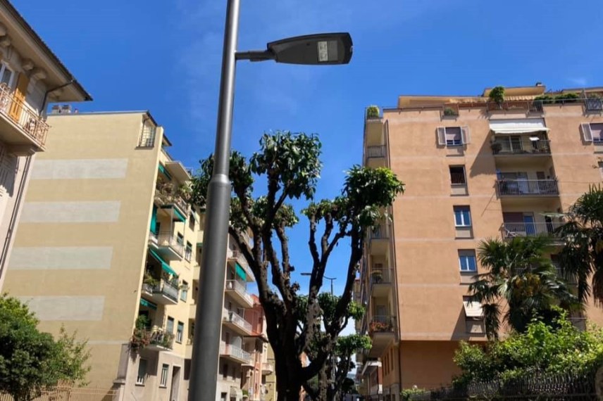 Nuova illuminazione a led a Chiavari Nuova illuminazione a led a Chiavari