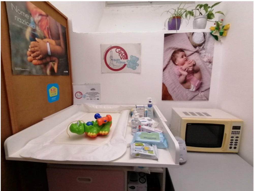 A Genova inaugurati tre nuovi Baby Pit Stop A Genova inaugurati tre nuovi Baby Pit Stop
