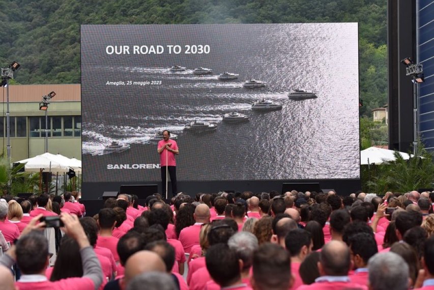 Sanlorenzo, l’intero Gruppo riunito ad Ameglia per l’evento “Our Road To 2030” Sanlorenzo, l’intero Gruppo riunito ad Ameglia per l’evento “Our Road To 2030”
