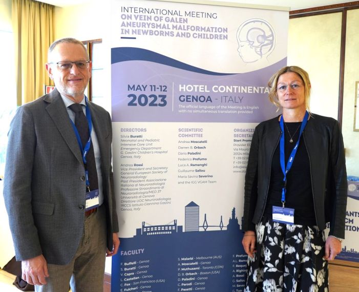Malformazione vena di Galeno: a Genova il primo meeting internazionale organizzato dal Gaslini Malformazione vena di Galeno: a Genova il primo meeting internazionale organizzato dal Gaslini