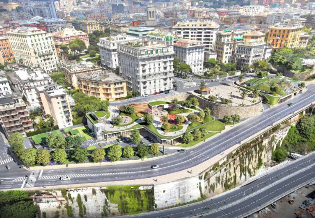 Dal Comune di Genova ok alla convenzione per riqualificare la rotonda di Carignano Dal Comune di Genova ok alla convenzione per riqualificare la rotonda di Carignano